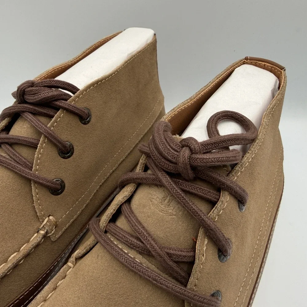 Dockers Calgary Supreme Comfort Boots Mens Taupe Moc Toe Chukka 9.5 **NEW**